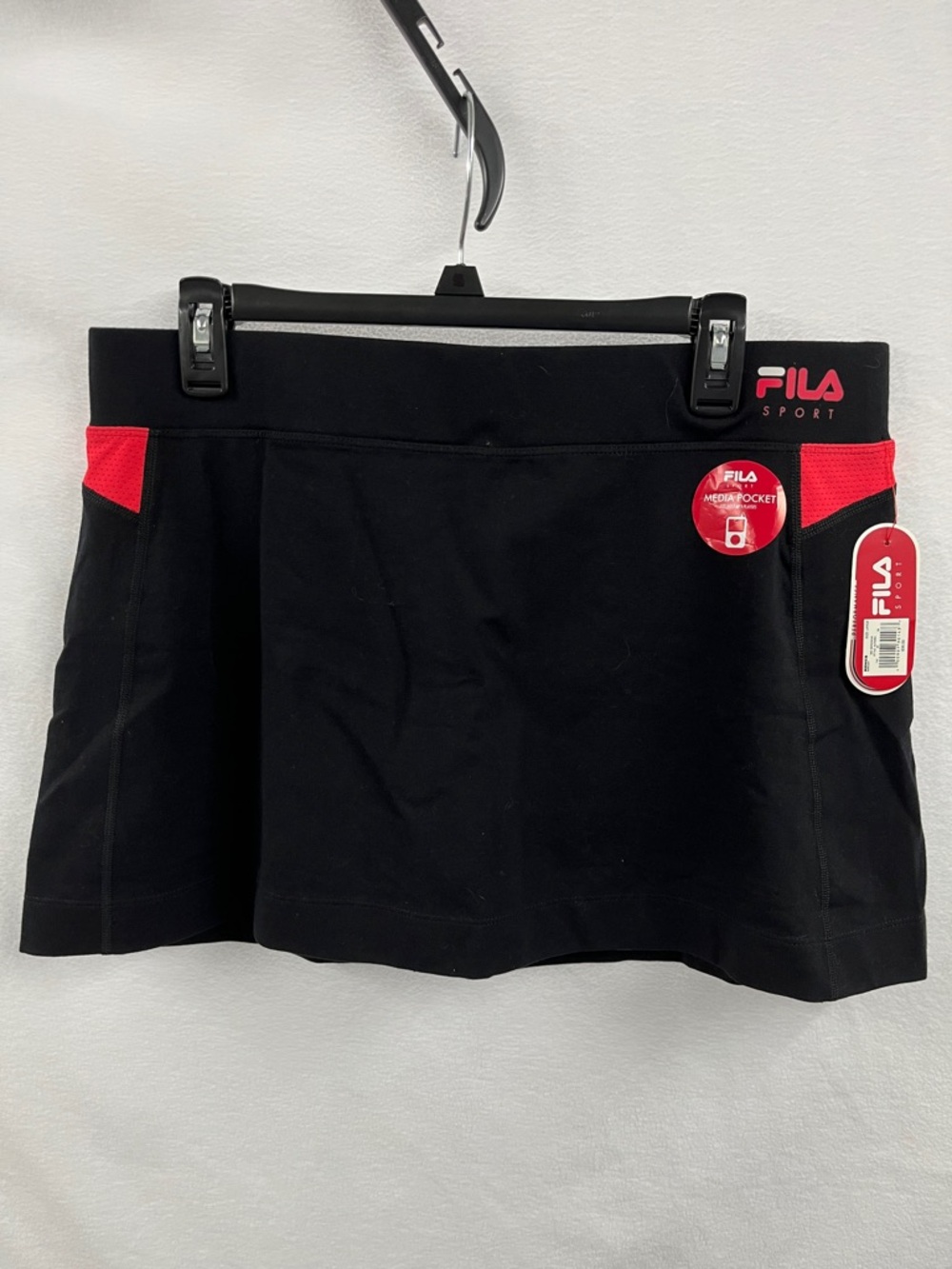 Fila Black Athletic Skirt with Pink Accents